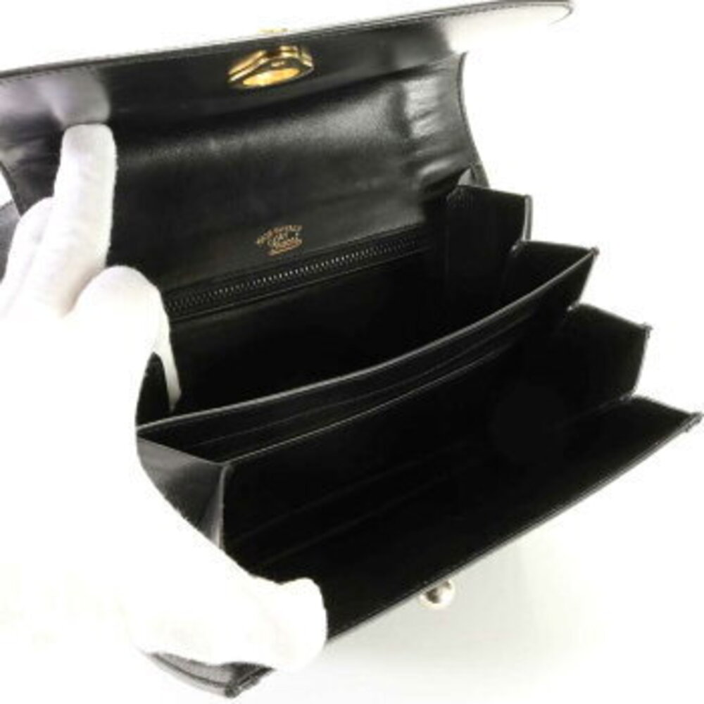 Gucci bag black calfskin shoulder leather - Picture 12 of 14
